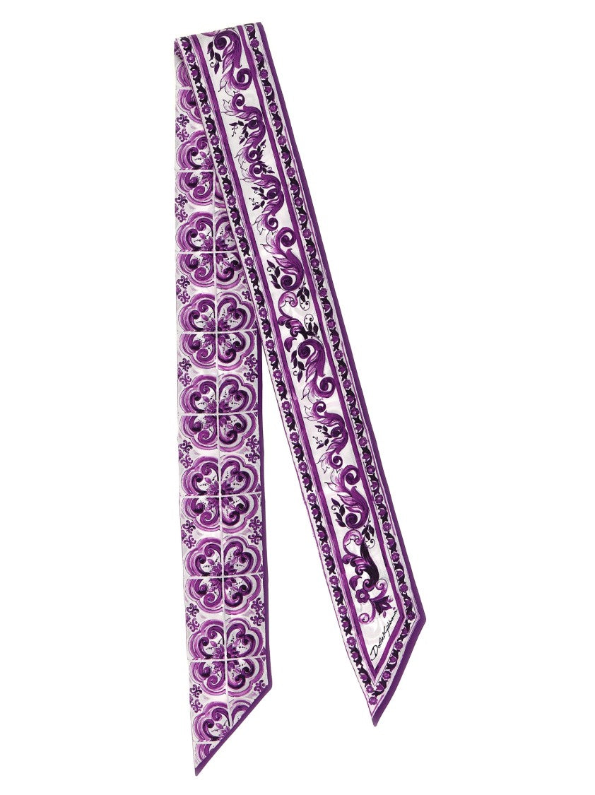 Dolce & Gabbana Bandeau 'Maiolica' Print