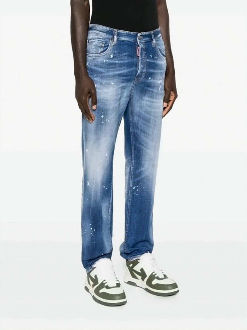 Dsquared2 Medium Blue Wash Denim Pants