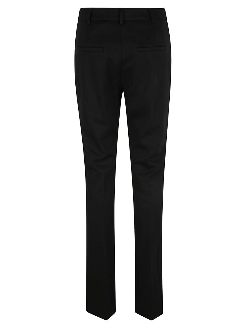 Max Mara Tailored Straight Leg Trousers With Clean Finish