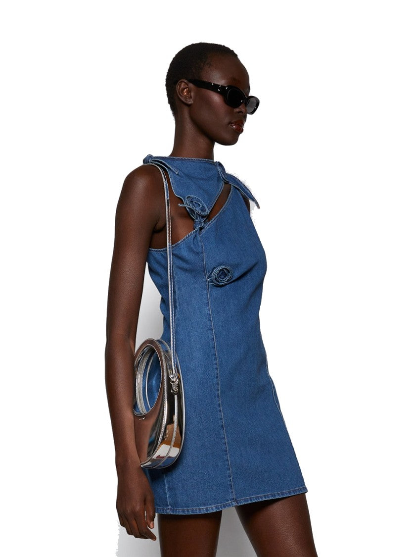 Coperni Mirrored Mini Swipe Bag Silver