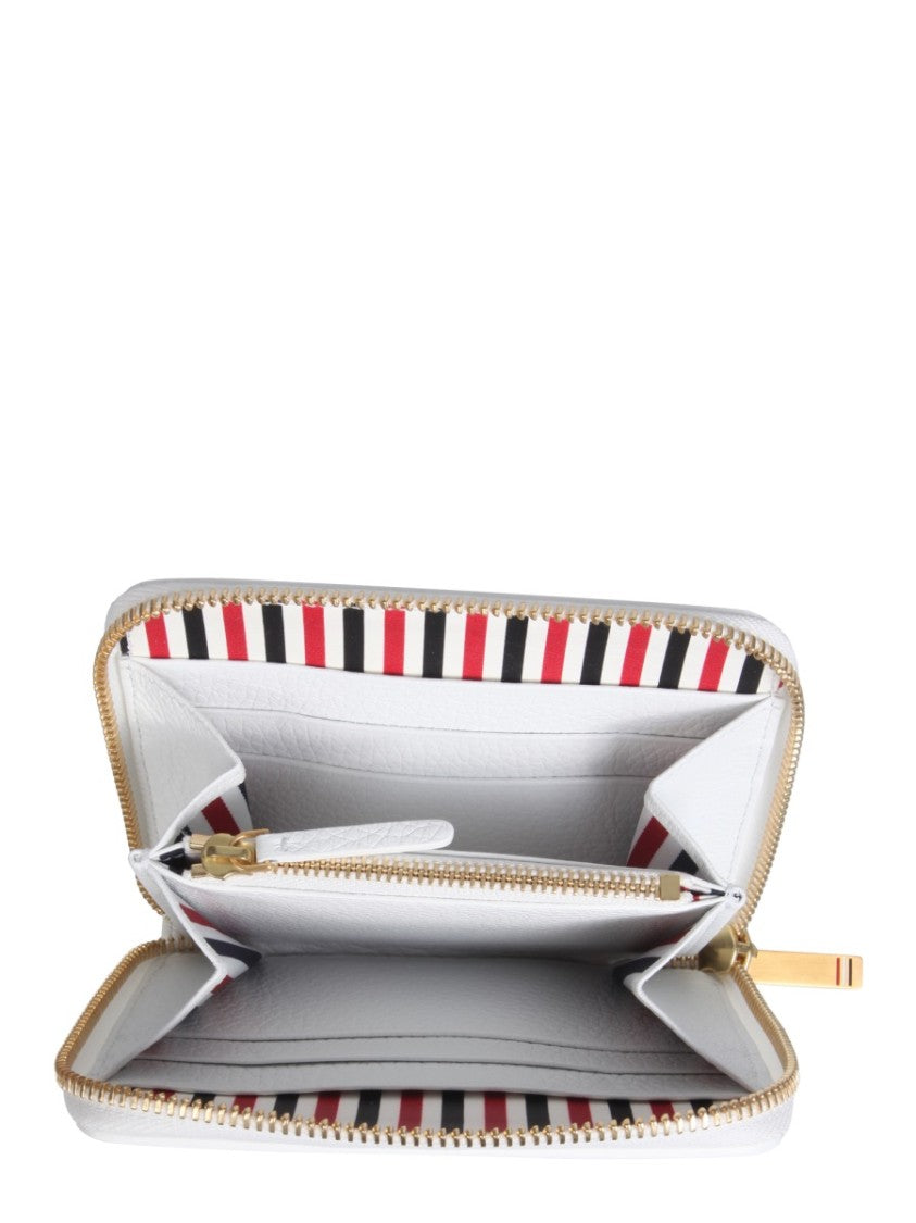 Thom Browne Textured Leather Zipped Wallet