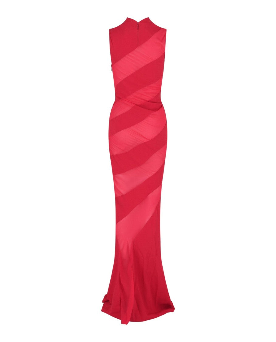 Givenchy Mesh Panel Crystal Gown