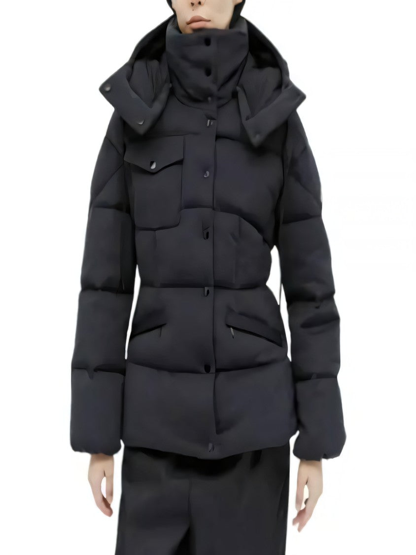 Moncler Structured Padded Jacket With High Collar