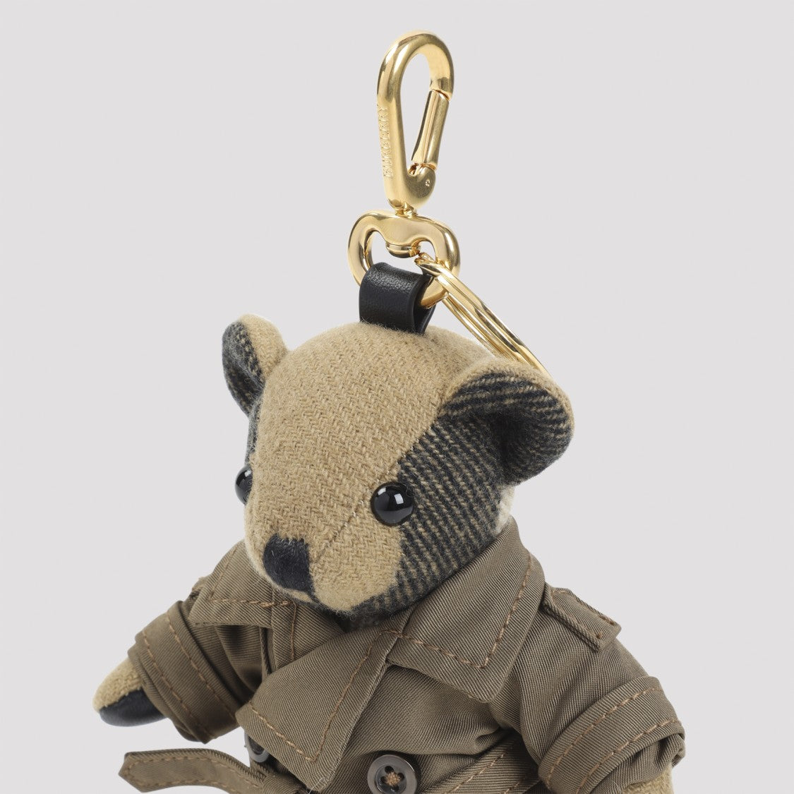 Burberry Thomas City Brown Cashmere Key Ring