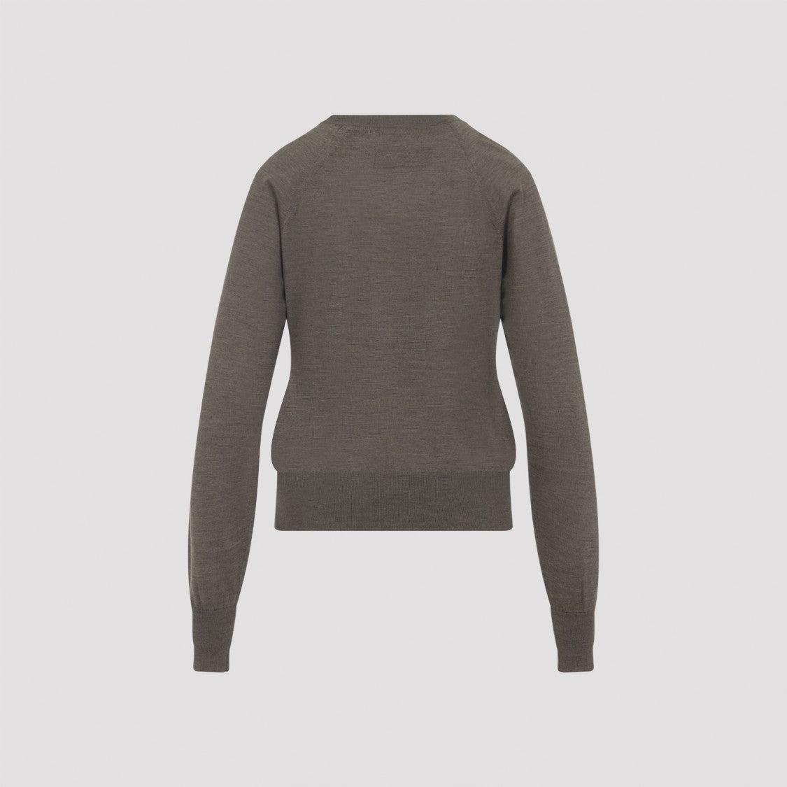 Phoebe Philo V-Neck Brown Knit Sweater