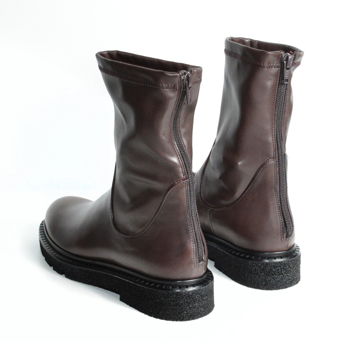 Guglielmo Rotta Ankle Boot In Nappa Ebony