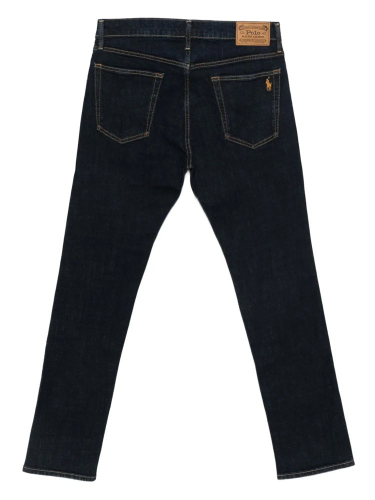 Polo Ralph Lauren Blue Full-Length Straight Cotton Jeans
