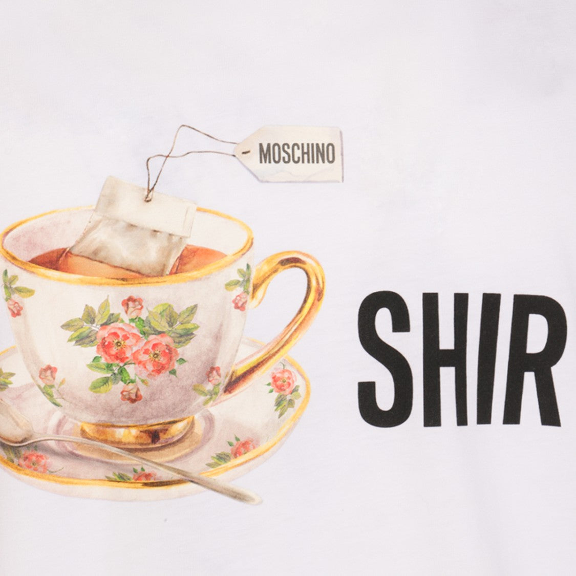 Moschino White Cotton T-Shirt