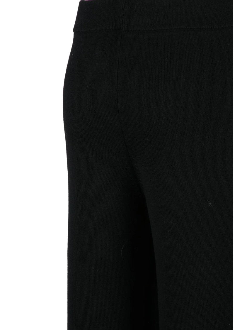 Mm By Max Mara Wide-Leg Knit Jumpsuit With High Waist And Seamless Finish