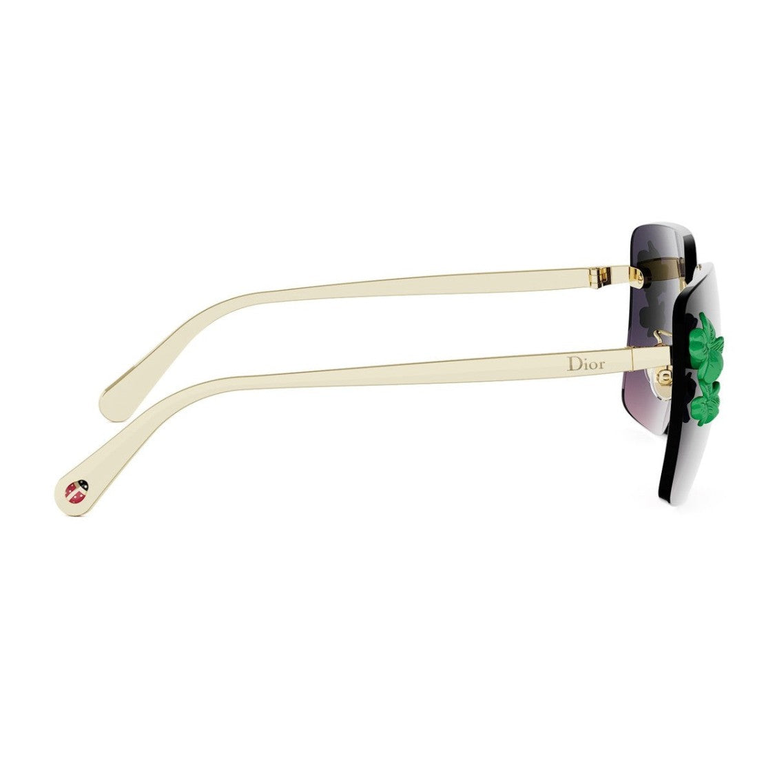 Dior Gold Diorclover Metal Sunglasses