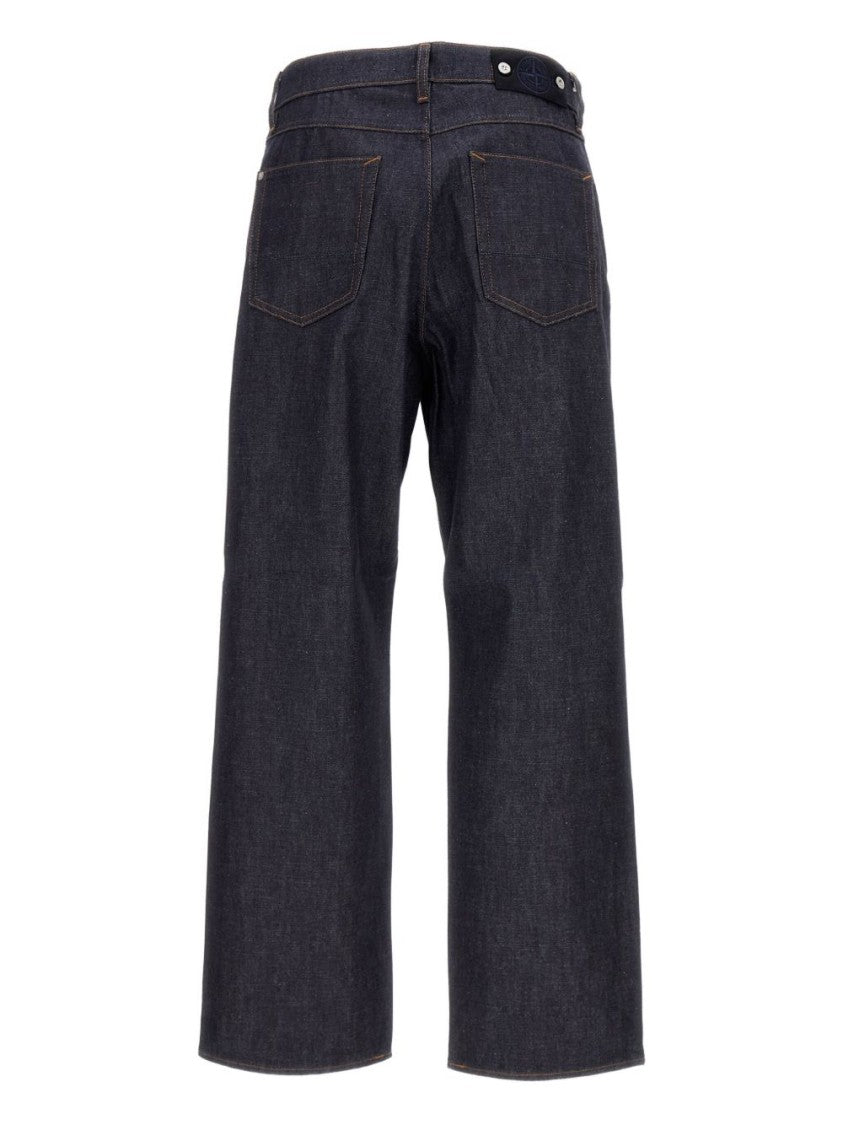 Stone Island Indigo-Dyed Organic Cotton Straight-Leg Jeans