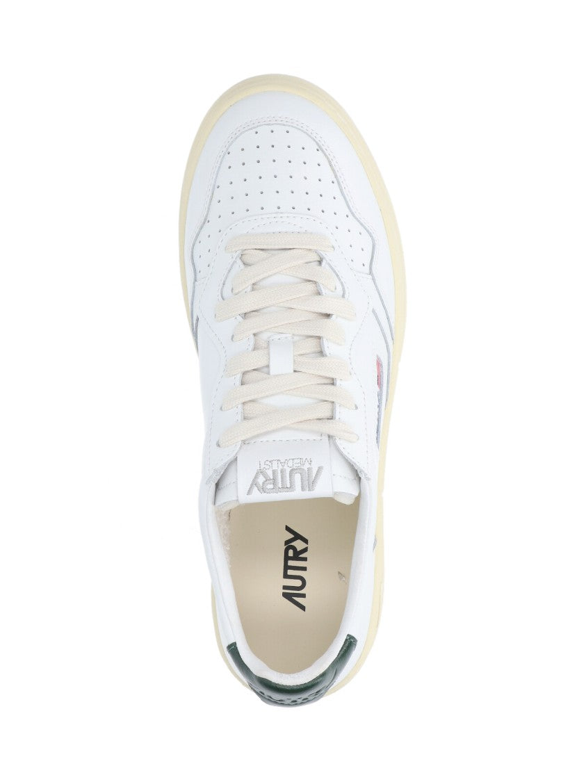 Autry Classic White Low-Top Sneakers With Minimalist Design