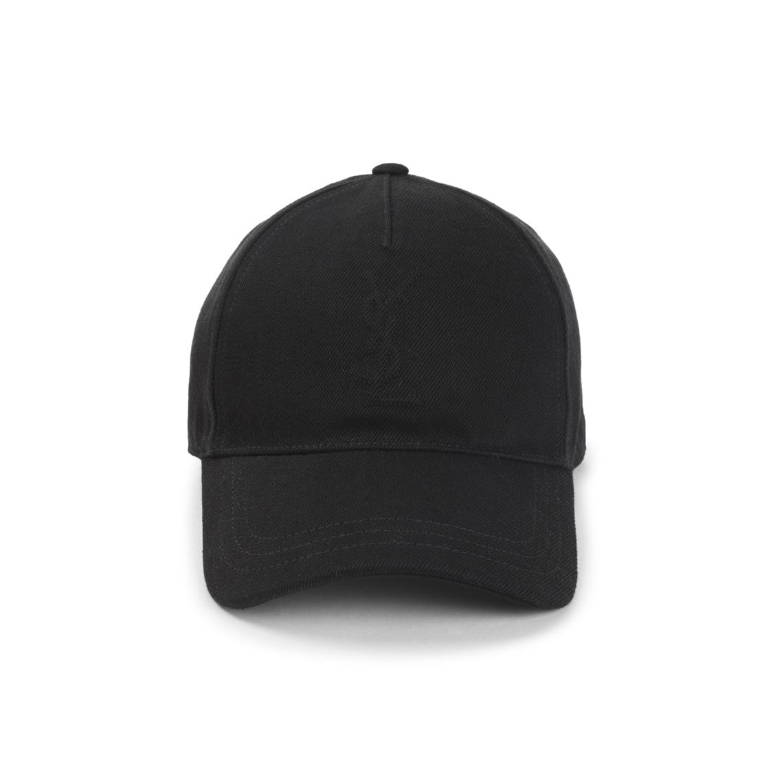 Saint Laurent Structured Black Baseball Cap