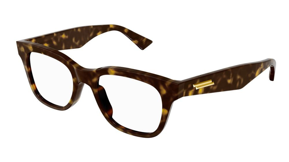 Bottega Veneta Eyeglasses Bv1155o 002 Havana Havana Transparent 50/19/145