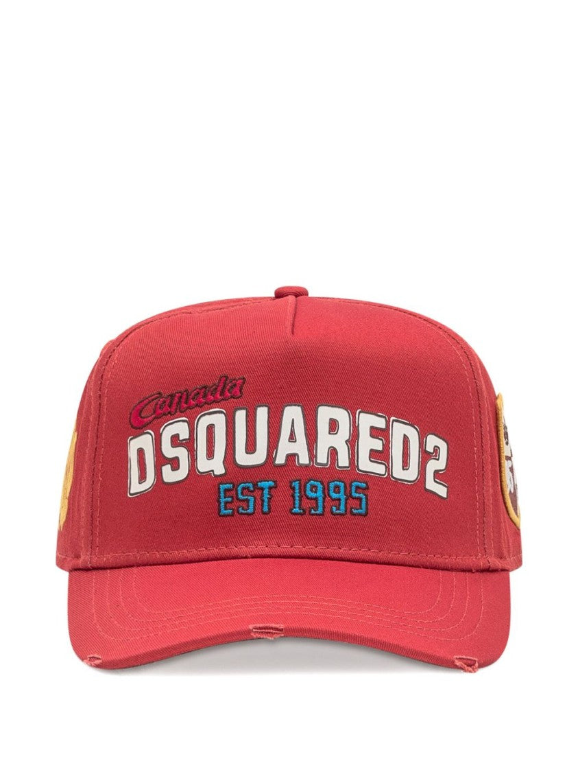 Dsquared2 Baseball Cap With Distressed Edges