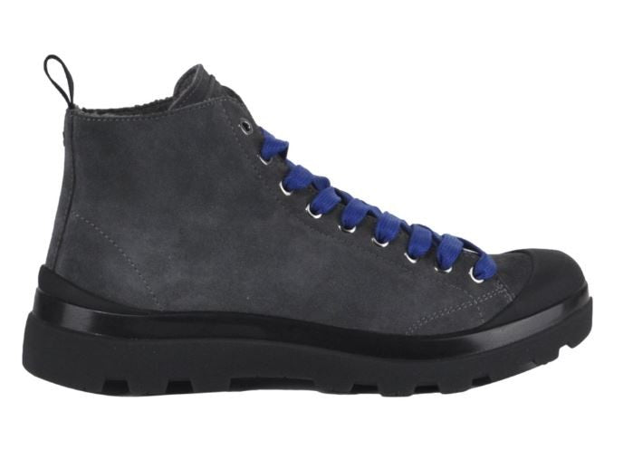 Panchic Grey Leather Shoes