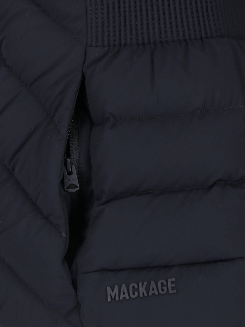 Mackage Black Idalle Recycled Fabric Padded Down Jacket