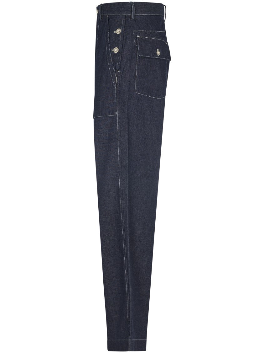 C.P. Company Denim 3/1 Loose Pants