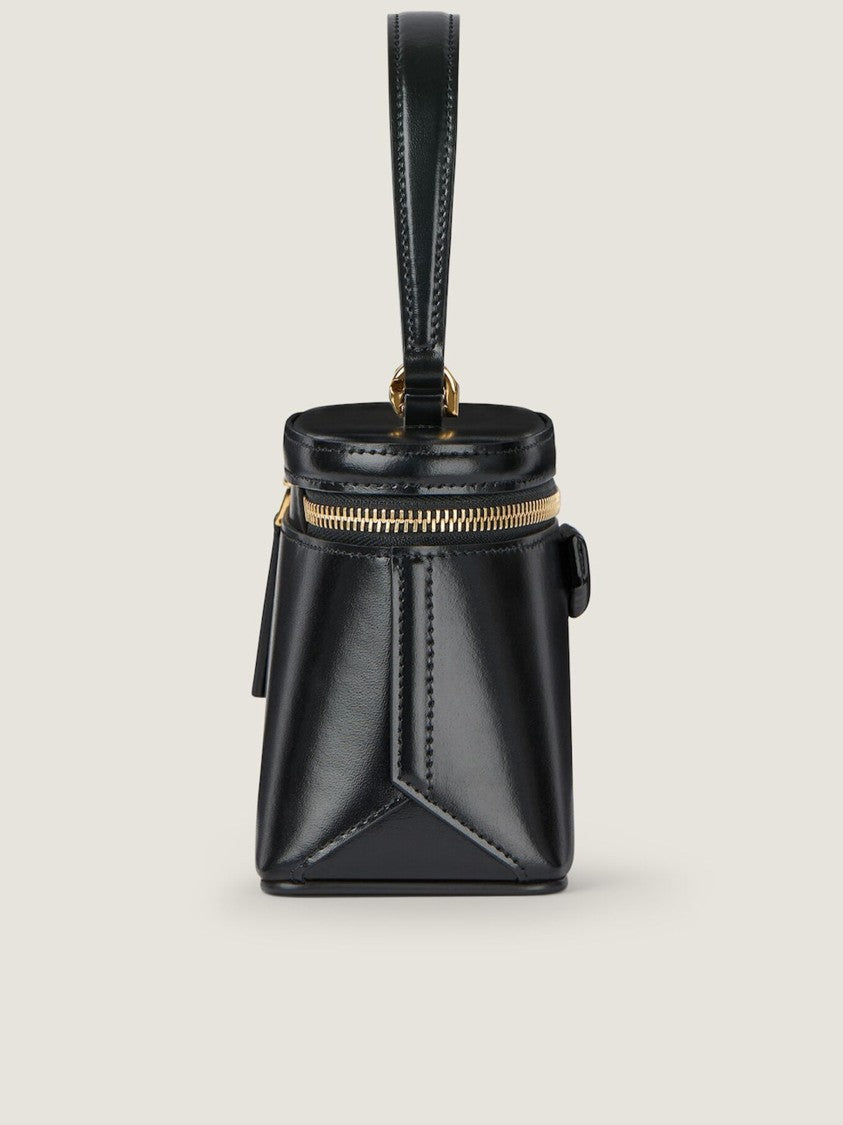 Givenchy Structured Calf Leather Shoulder Bag With Chain Strap