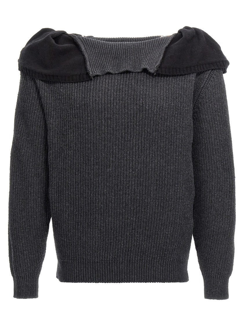 Y/Project Zip Insert High Neck' Sweater
