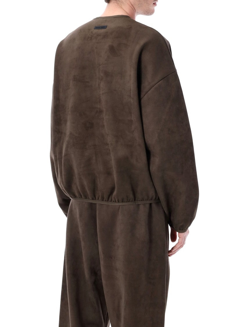 Fear Of God Modern Oversized Suede Effect Sweatshirt