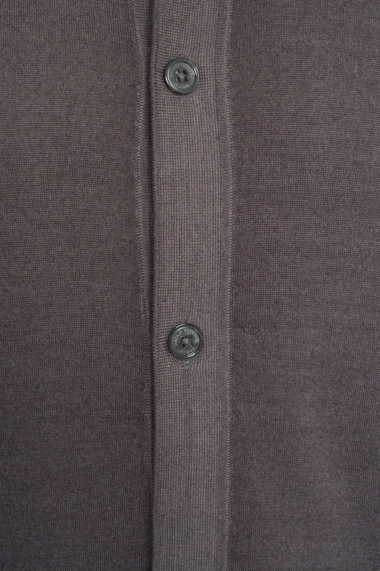 Paolo Pecora Finely Knit Shirt With Classic Collar