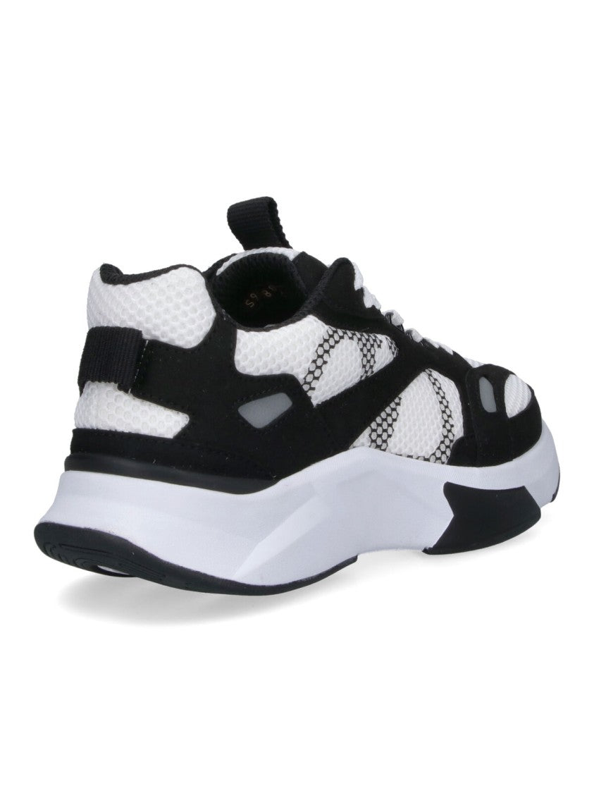 Valentino Garavani Dynamic Pattern Sneakers With Sculpted Sole