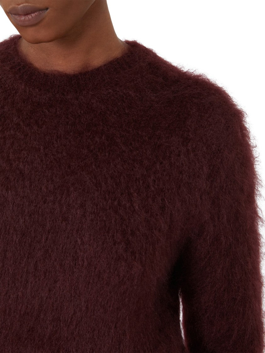 Max Mara Classic Knit Sweater In Mohair-Wool Blend