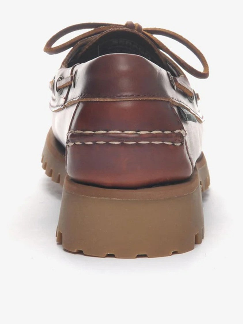 Sebago Ranger Waxy Moccasin-Inspired Flats