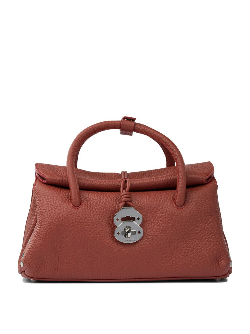 Zanellato Compact Structured Grained Leather Handbag