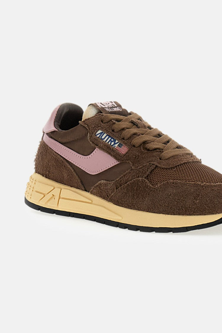 Autry Reelwind Low Nylon Suede Sneakers