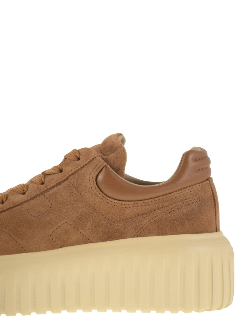 Hogan H-Stripes Suede Trainers