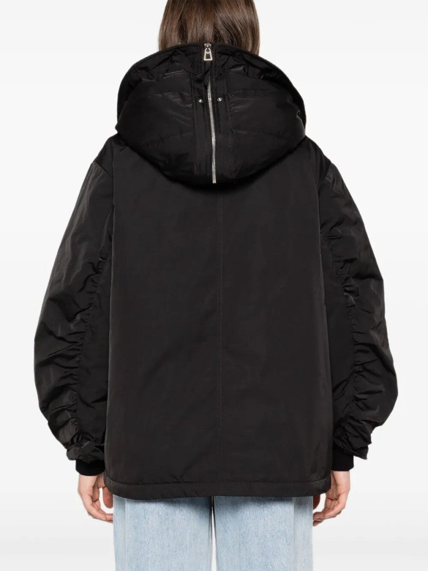 Ermanno Scervino Voluminous Black Parka