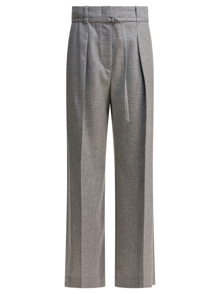 Brunello Cucinelli Wide-Leg Pants With Tailored Structure