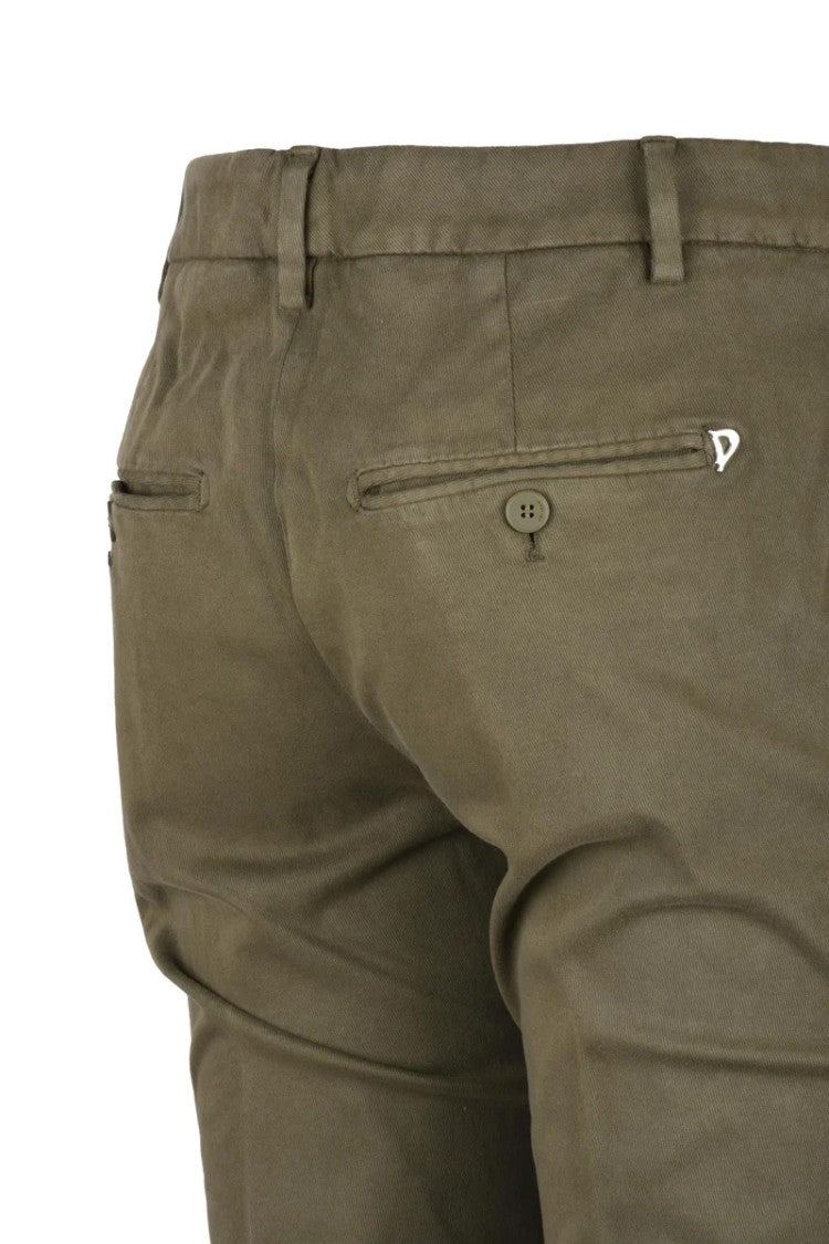 Dondup Perfect Tapered Leg Trousers Stretch - Green