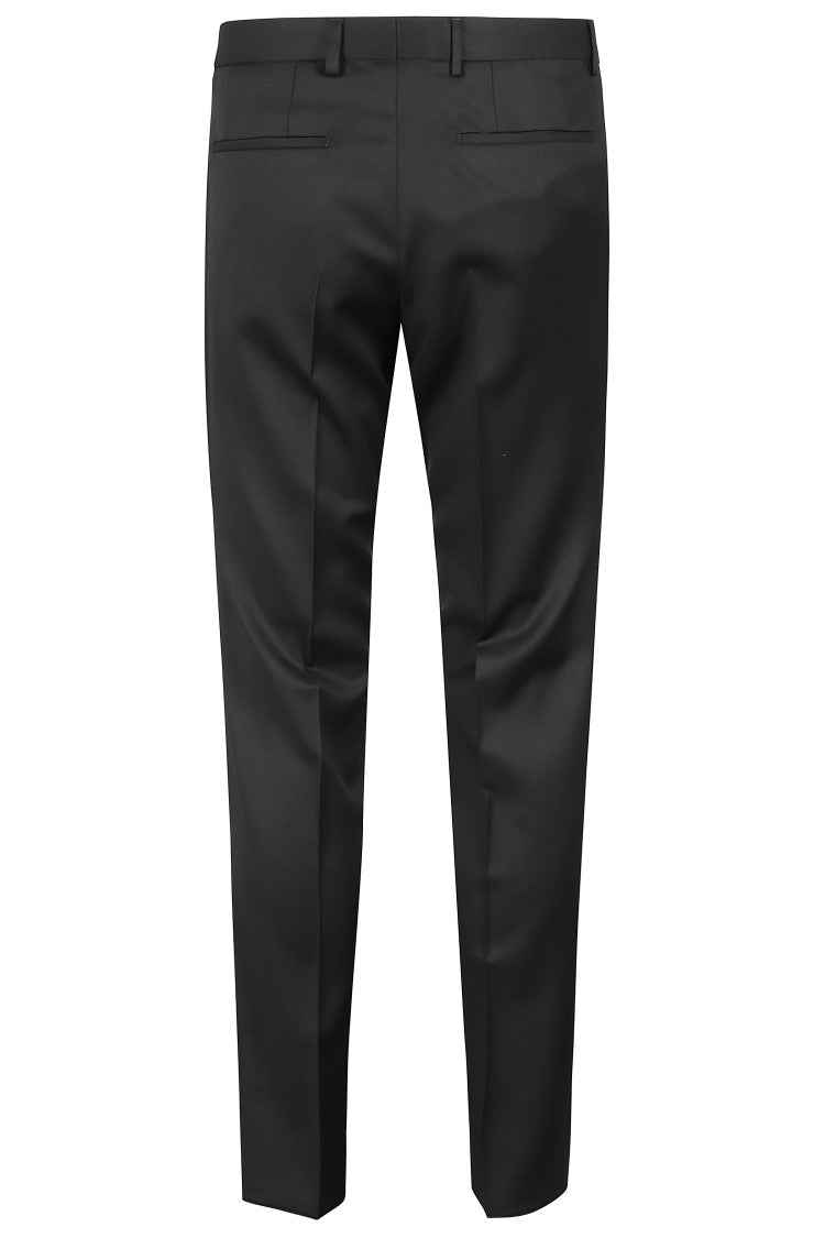 Boss Slim-Fit Wool Serge Trousers With Tailored Design