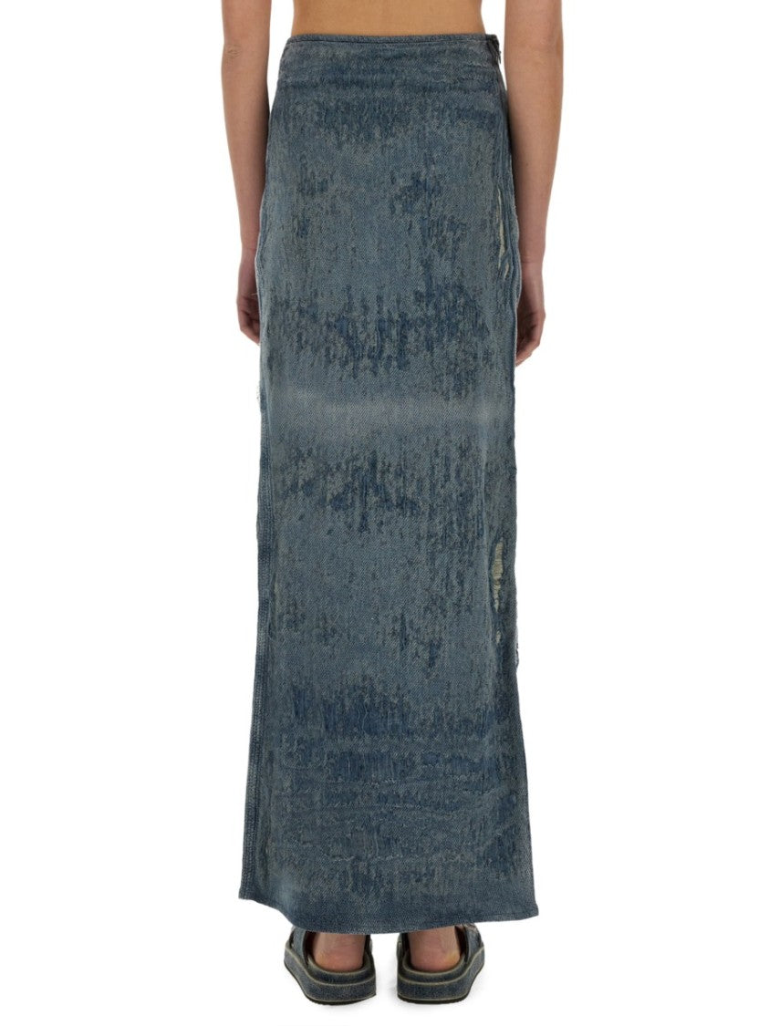 Diesel "De-Megan-Fsg" Long Skirt