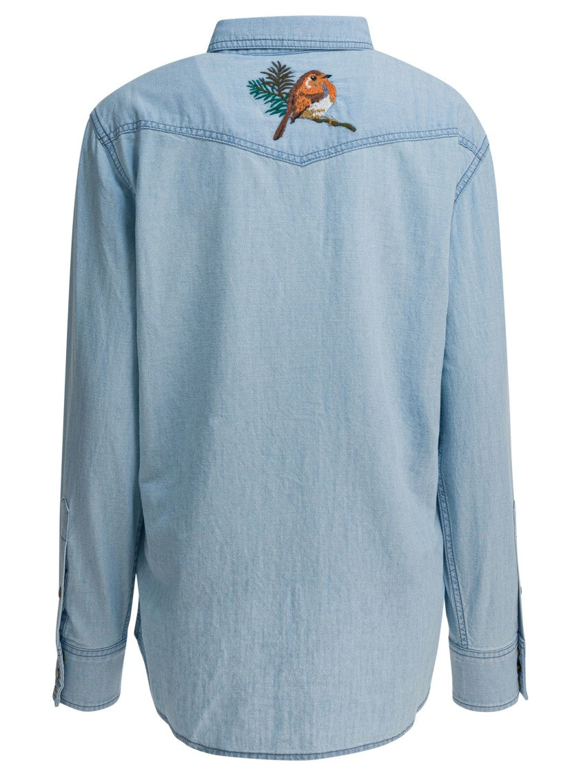 Filson Light Blue Western Shirt