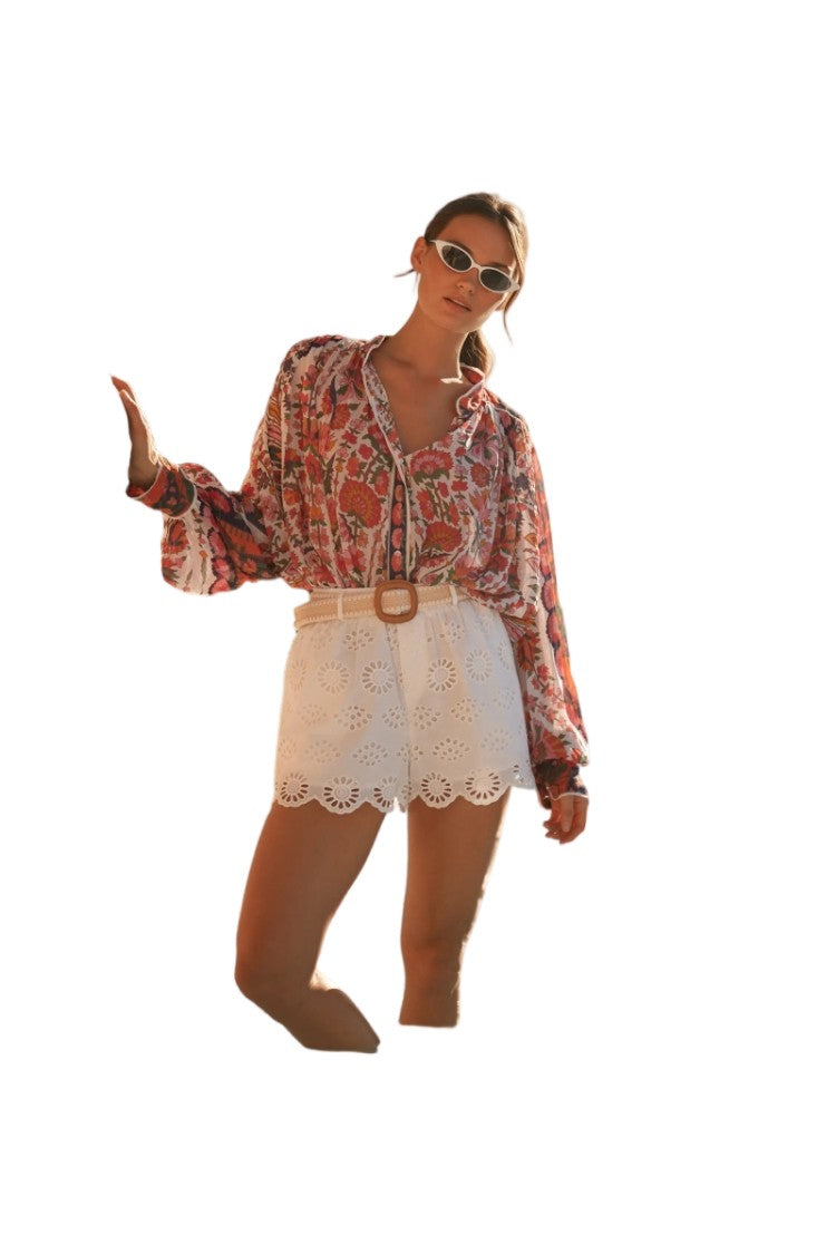 Miss June Brookie Oversized Blouse