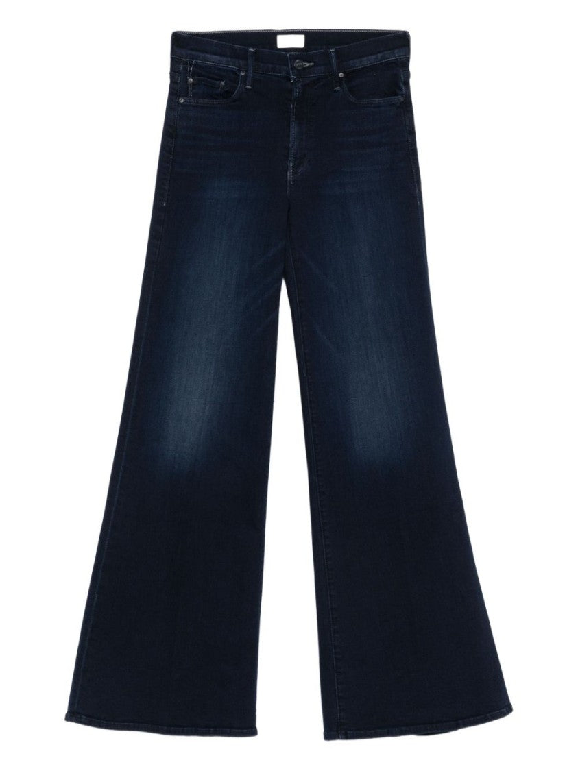 Mother High-Waisted Flare Jeans With Classic Five-Pocket Design