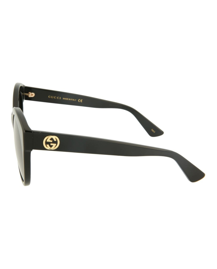 Gucci Round-Frame Acetate Sunglasses