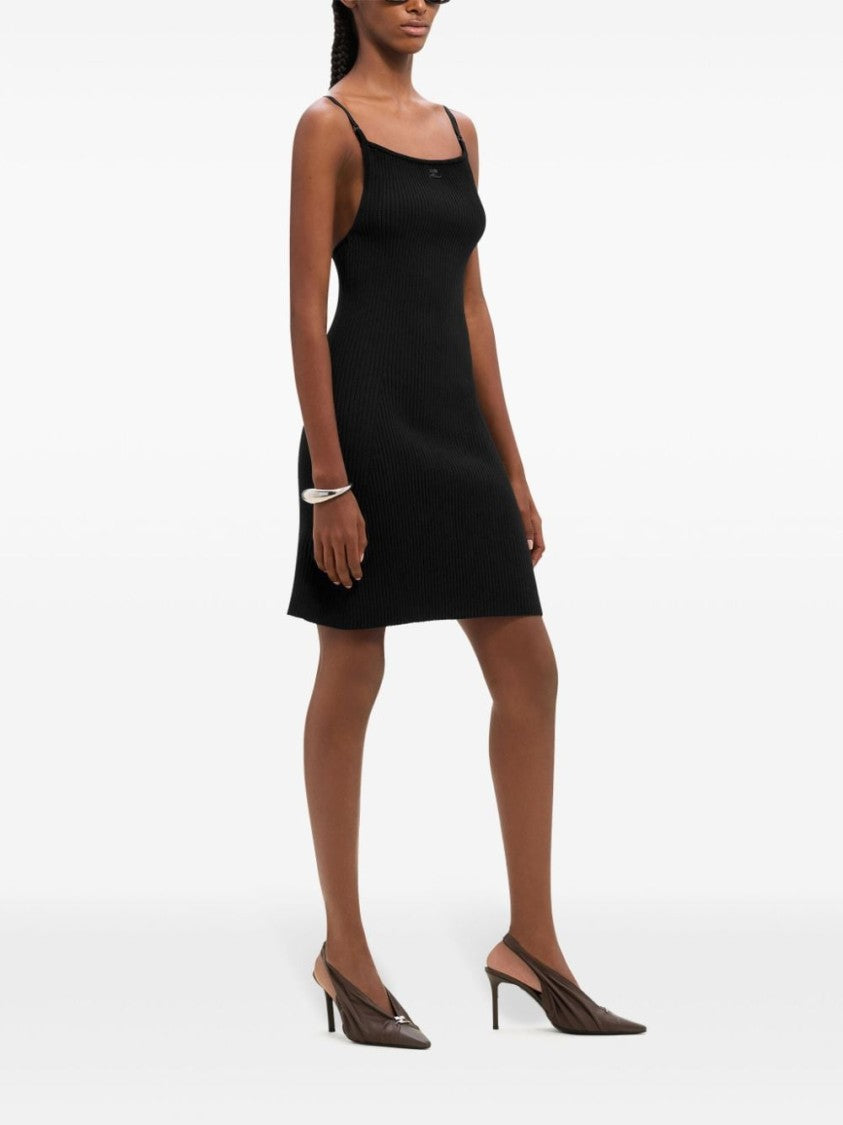 Courrèges Ribbed Knit Dress
