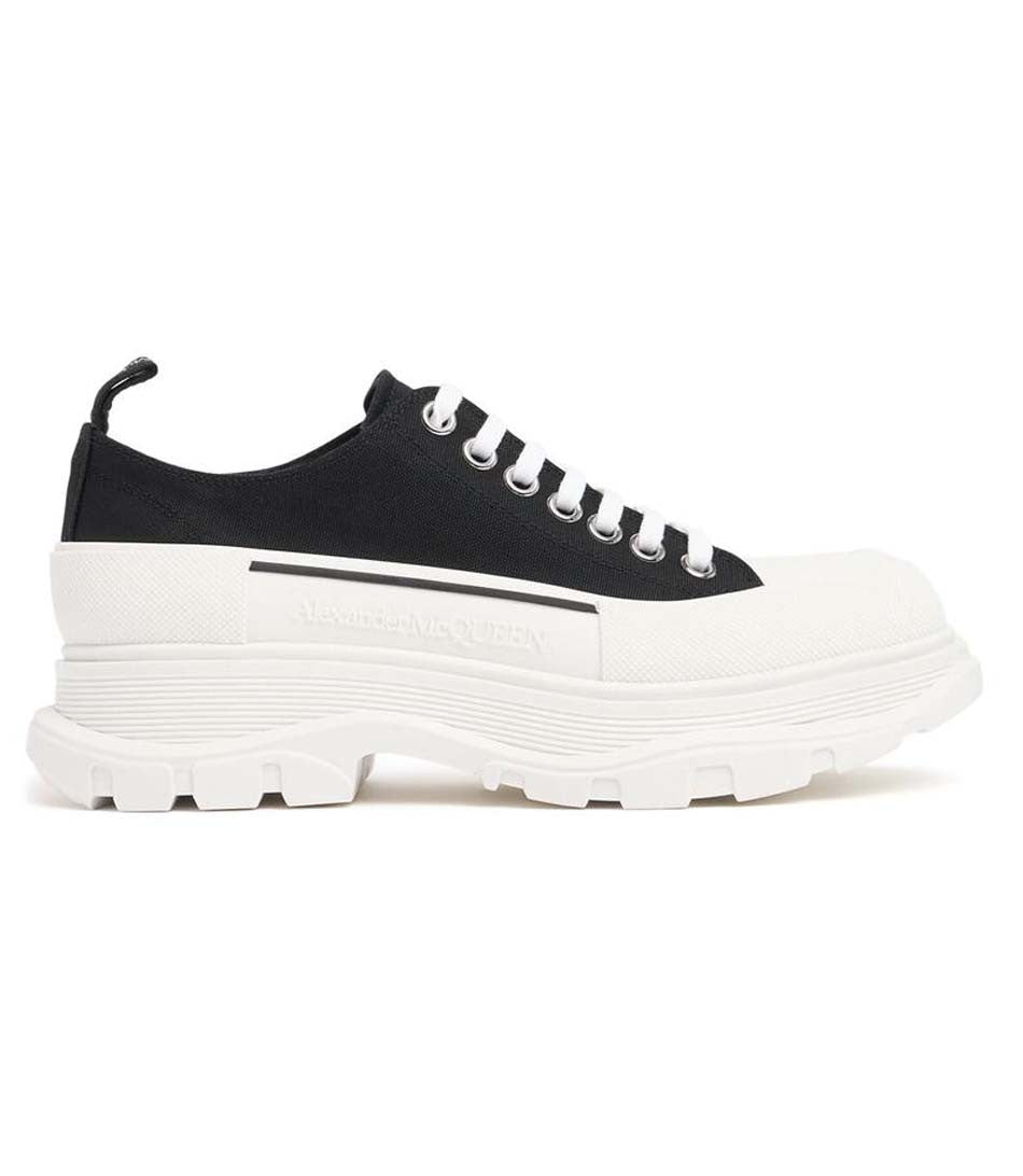 Alexander Mcqueen Chunky Sole Sneakers With Textured Finish