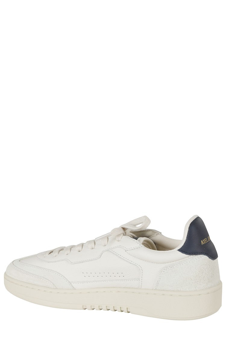 Axel Arigato Dice T Toe Cream Blue Leather Suede Sneakers