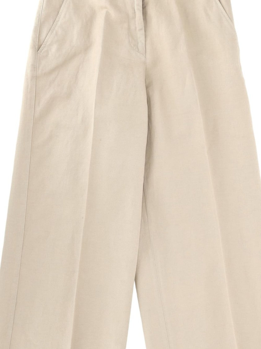 Aspesi Cropped Wide-Leg Trousers