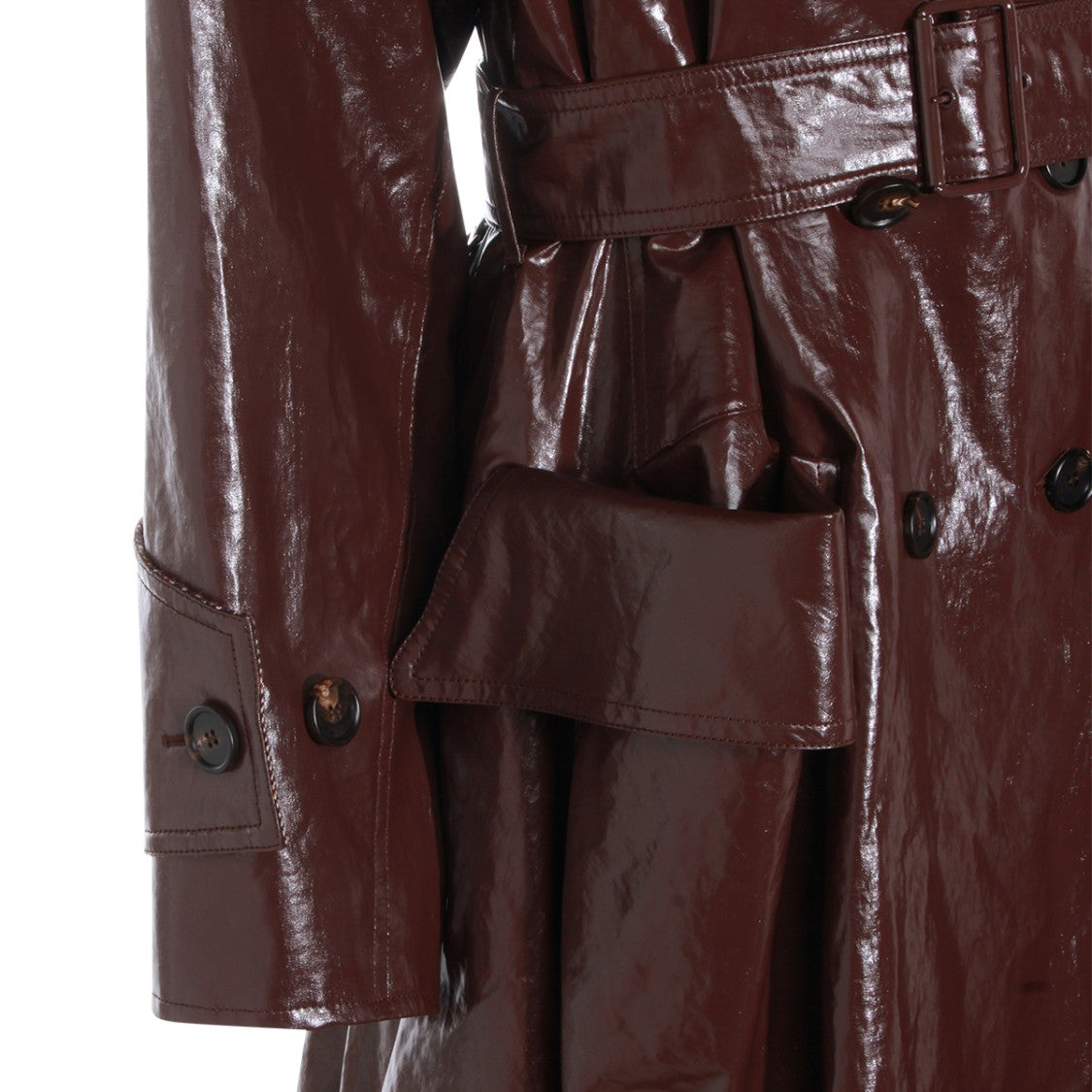 Chloé Dark Purple Trench Coat