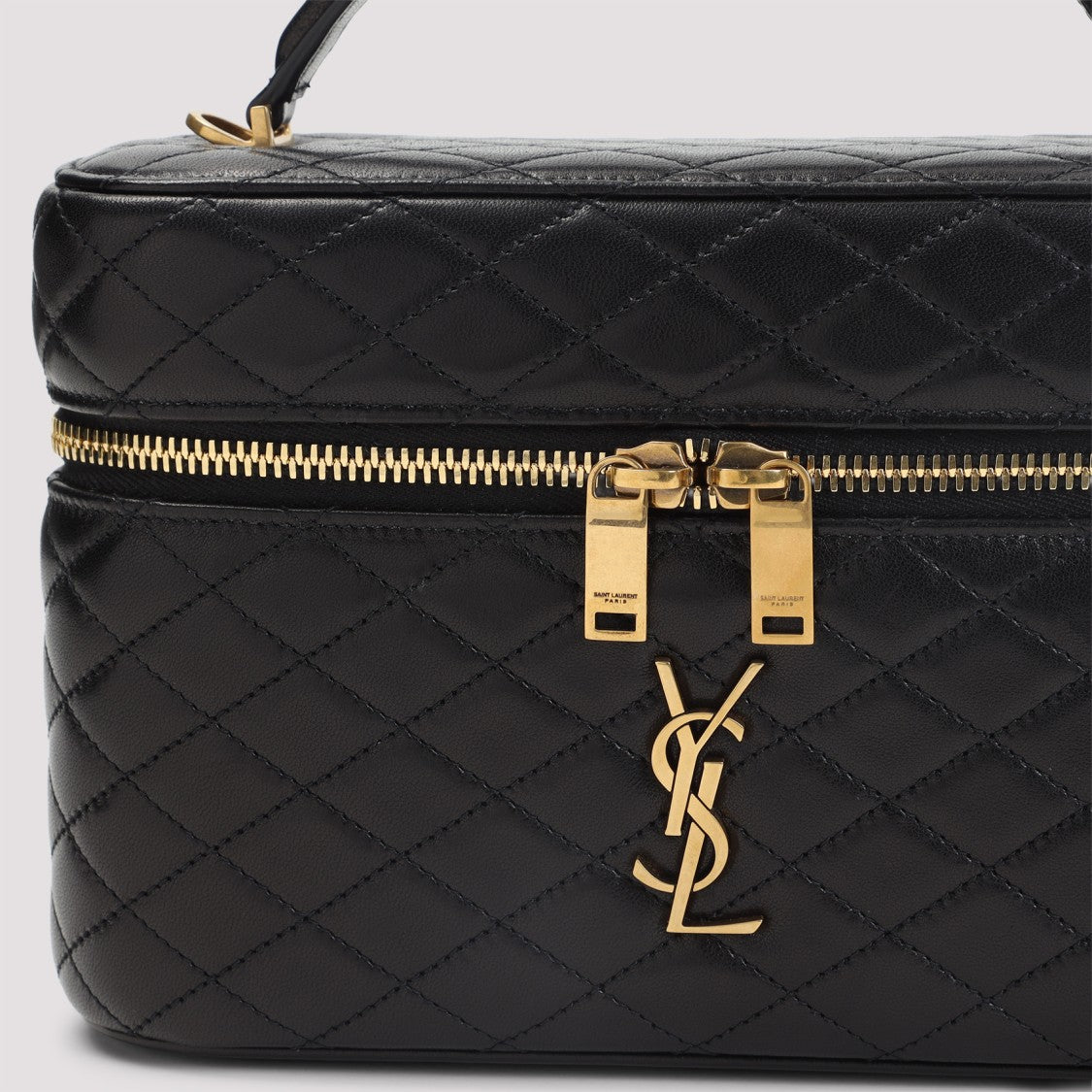 Saint Laurent Quilted Black Shoulder Bag