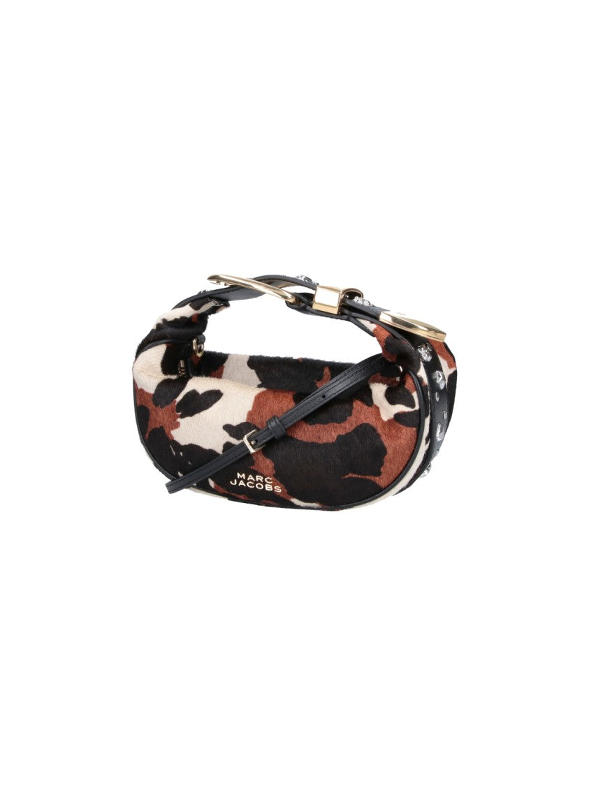 Marc Jacobs Brown The Party Bag Animal Print Bag