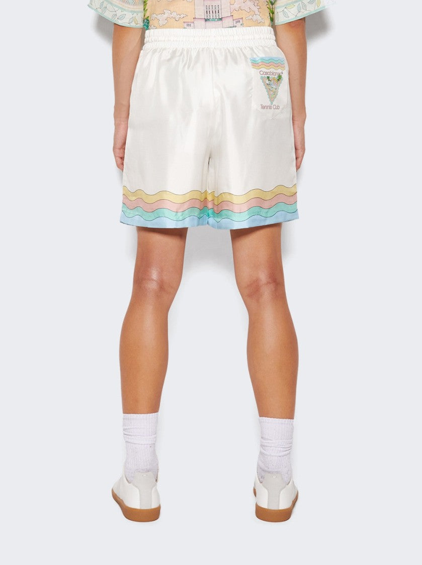Casablanca Maison De Reve Silk Shorts