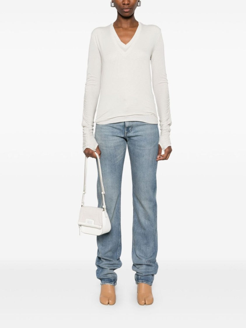 Maison Margiela Faded Light Blue Slim Fit Jeans